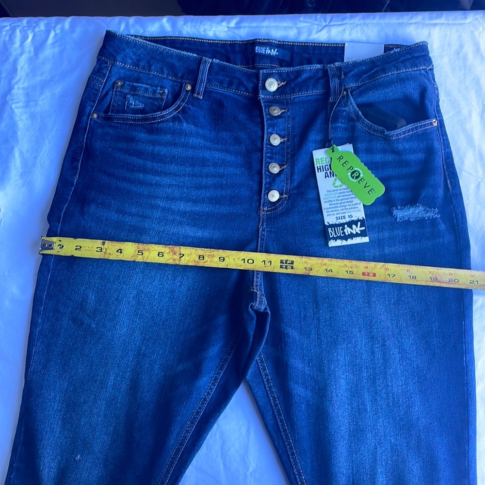 Jeans ANKLE HIGH WAIST. Size 15.    A10